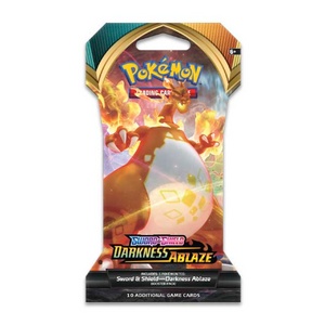 Pokémon TCG: Sword & Shield-Darkness Ablaze Sleeved Booster Pack (10 Cards)