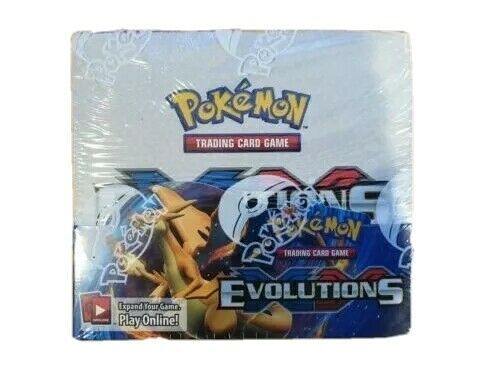 Factory Sealed Original Pokemon TCG XY Evolutions Booster Box - 36 Booster Packs