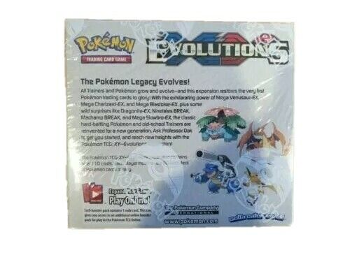 Factory Sealed Original Pokemon TCG XY Evolutions Booster Box - 36 Booster Packs